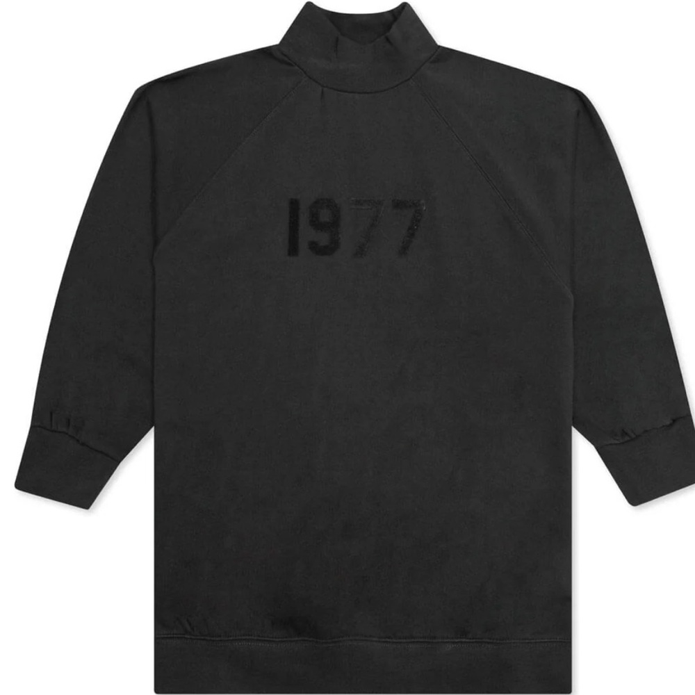 Fear of God Essentials 3/4 Sleeve 1977 Mockneck Sweatshirt